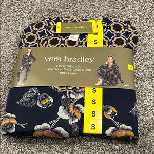Vera Bradley 2 Piece Floral Pajama Set S